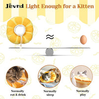 Kitten Cones After Surgery 0-6 Months, Donut Extra Small Kittern Cone Collar Soft to Stop Licking Neck, Elizabethan e Collar for Recovery