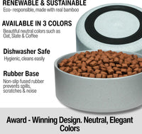 Loving Pets, Dolce Bamboo - Slate Grey / Small Dish - image 2