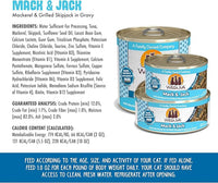 Weruva Classic Cat Food, Mack & Jack with Mackerel & Grilled Skipjack in Gravy, 10oz Can (Pack of 12)