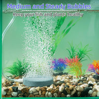 AQUANEAT Air Stone Disc, Aerator Bubble Diffuser - 3 inch - image 2