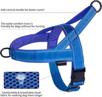Annchwool No Pull Dog Harness with Soft Padded Handle - M / Blue Set - image 4