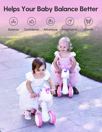 Babelio Baby Balance Bike for 1 Year Old - Pink - image 4