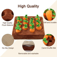 Snuffle Mat & Carrot Puzzle Toy for Dogs - NORMAL - image 2