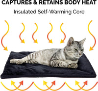 FurHaven ThermaNAP Self Warming Cat Mat - Small - 22"L x 17"W (Pack of 2) / 블랙. - image 4