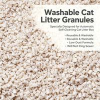 Washable Cat Litter Refills for Cat Genie 7.2lbs Compostable Flushable – Daily Care for Cats - 2‑Pack, 7.2 lbs - image 3