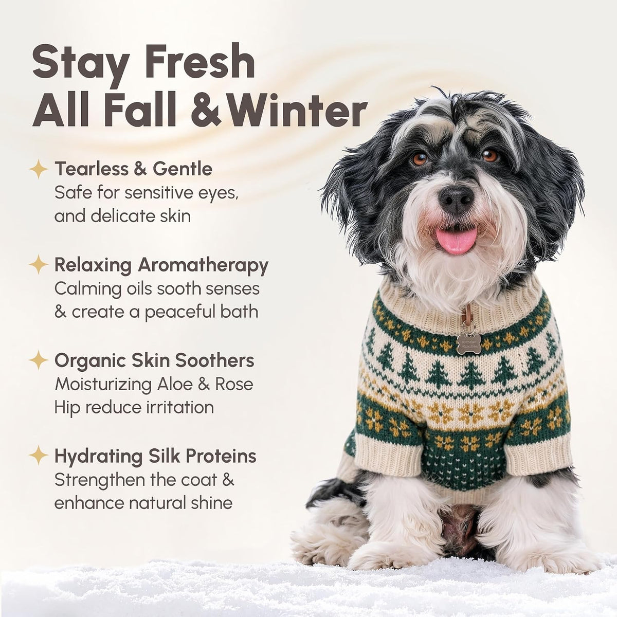 Best Shot Pet Scentament Spa Seasonal Facial & Body Wash - Sugar Cookie / 16 fl oz - image 3