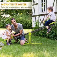 Iyoyo Teeter Totter Seesaw for Kids Children Ages 3-8 - Light Green - image 3