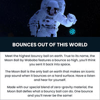 Waboba Moon Ball Gradient, Hyper Bouncy – Fun for Kids & Family - Rainbow - image 3