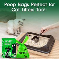 Pet N Pet Poop Bags for Dogs, Unscented, Tie Handles Thick - 800 Count (Pack of 1) / 800 Unscented with Handle - image 4