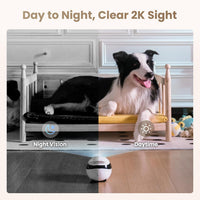 Enabot EBO Air 2 mobile pet camera robot with 2K camera and two-way talk - view 4