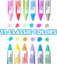 Tub Works Smooth Bath Crayons Bath Toy, Nontoxic - 12 Pack - image 2