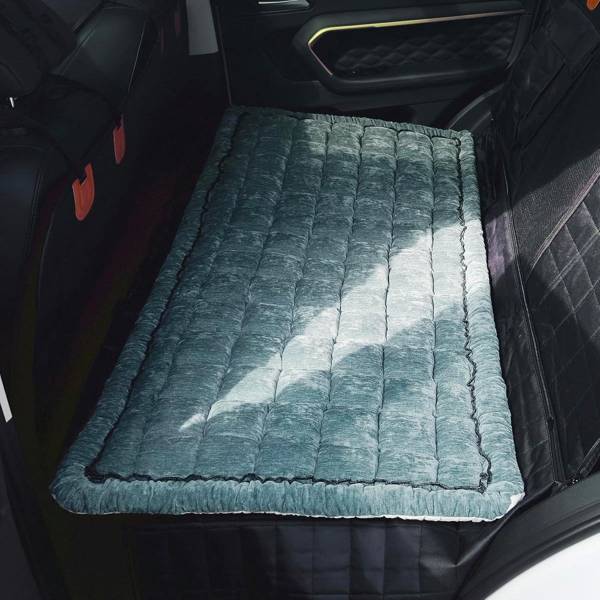 Dog Bed for Car Back Seat - Blue / 24.8x54 inch - image 2