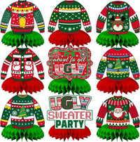 Halloween Table Decorations - Ugly Sweater