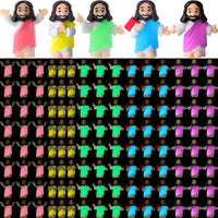CroBlissful 50 little Jesus figurines that glow in the dark, five colors - view 10