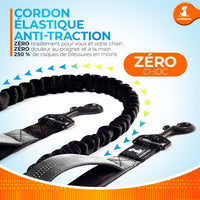 Active Pack Hands Free 2 Dogs Leash Medium & Large - Gray / 1 dog M/L - image 2