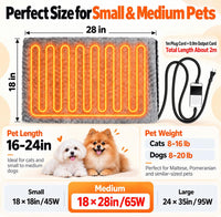 PatiencET 18"x28" Heated Pet Bed - 18*28 - image 2