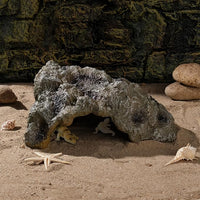 IBWell Resin Leopard Gecko Hide, True to Nature Reptile Rock for Bearded Dragon Hideout Snake Hides for Ball Pythons, Tortoise House Terrarium DÉCor - Meidum