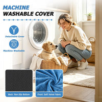 Outdoor Pet Heating Pad for Dogs - S: 17.7"x17.7"-Blue - image 2