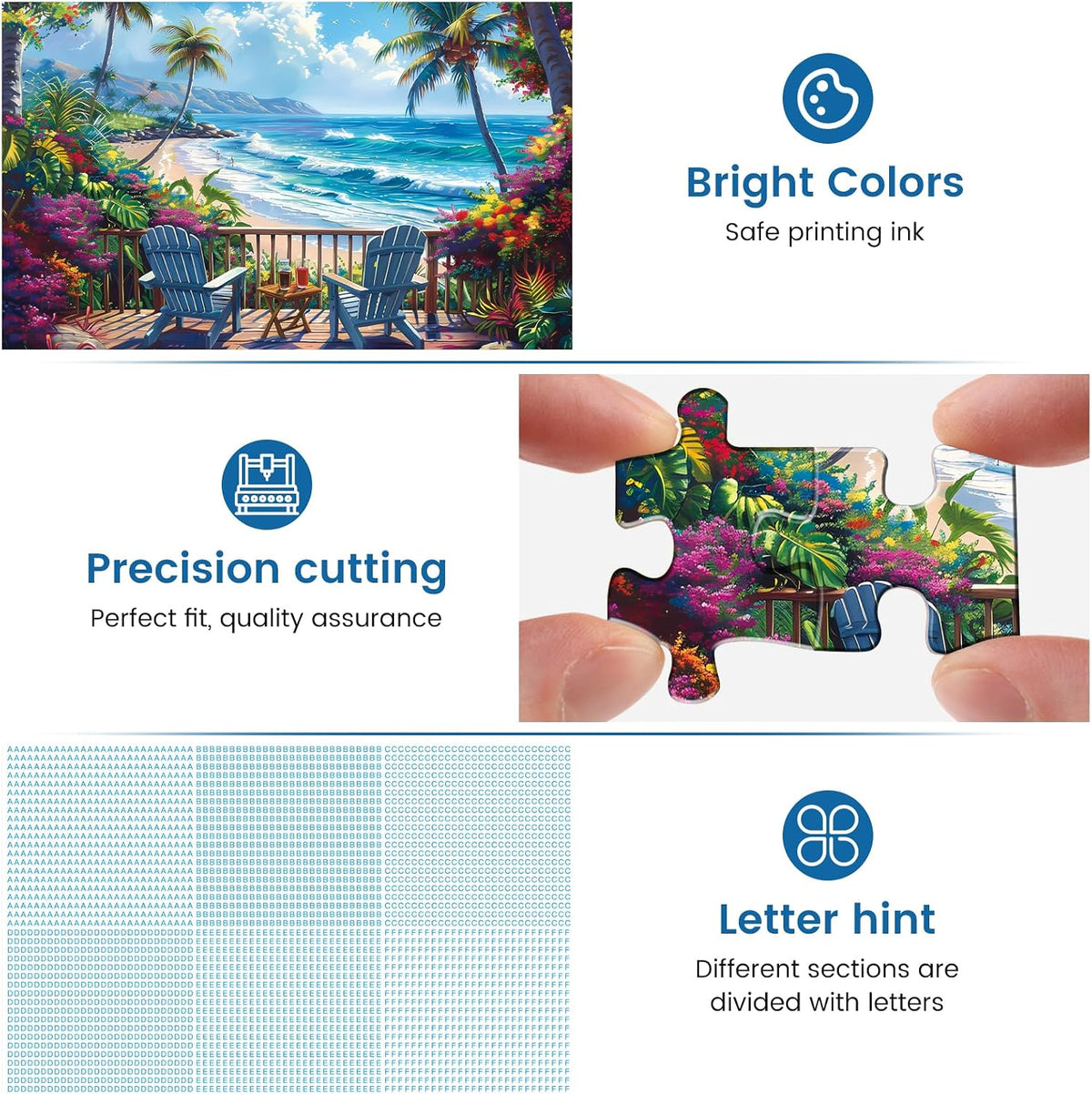 Jigsaw Puzzles for Adults 500 Pieces - Beach - image 4