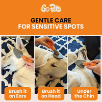 GoPets Double-Sided Pin & Bristle Brush - Small Pin Slicker Brush - image 4