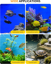 SEAOURA 500W Aquarium Heater for Fish Turtle 70-80 Gal Thermostat - 15-25 Gallon Tank - image 3