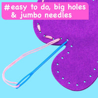 EZCRA Unicorn Sewing Kit for Kids Ages 4-8, 4 Beginner Projects - Unicorn 4-in-1 - image 4