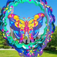 Rooster Metal Wind Spinners - Butterfly / 15 inch - image 3