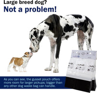 Mutt Mitt 2-Ply Dog Waste Station Header Bags, 4 Headers - 1 Count (Pack of 400) / White/Black - image 3
