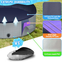Dog Kiddie Pool for Small Medium Large Dogs, Multiple Pets - 63"x11.8" - image 2