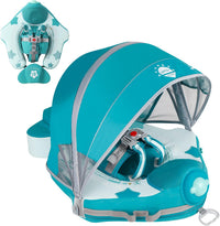 Mambobaby non-inflatable baby float with removable sun canopy and buoyant tail - view 5
