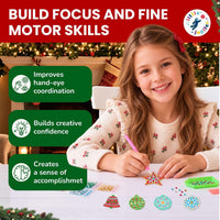 Little Jupiter diamond art Christmas ornaments kit with gem bells, stars and snowflakes - view 11