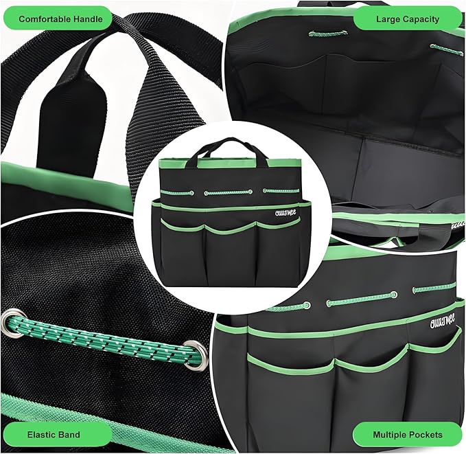 8-Piece Heavy-Duty Gardening Tools with Ergonomic Handles and Storage Bags Make A Wonderful Gift for Parents