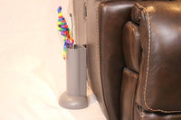 Cat Teaser Wand Holder. Keep Cats Safe with This Unique Cat Toy Storage Solution. Organize Feather Cat Wand Toys. Patent Pending (Gray)