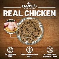 Dave's Pet Food Grain Free Wet Canned Cat Food Pate (Gobblicious Gourmet), Made in USA Naturally Healthy, Added Vitamins & Minerals, 13 oz Cans (12 Pack)
