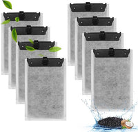 Nebulist 8 Pack Medium Aquarium Filter Cartridges Compatible with Tetra Whisper Filters IQ 10, Whisper 10i, Whisper PF10 and TetraFauna ReptoFilter 90 GPH and Tetra Whisper Power Filter 5-10 Gallons