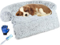 Luxurious Dog Couch Bed Protector for Dogs Pet Couch Cover Dog Sofa - Large(39"L*33.0"W*6.5"Th) - image 3
