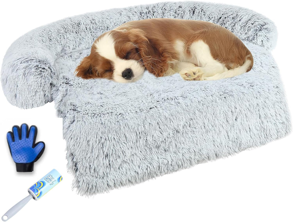 Luxurious Dog Couch Bed Protector for Dogs Pet Couch Cover Dog Sofa - Large(39"L*33.0"W*6.5"Th) - image 3