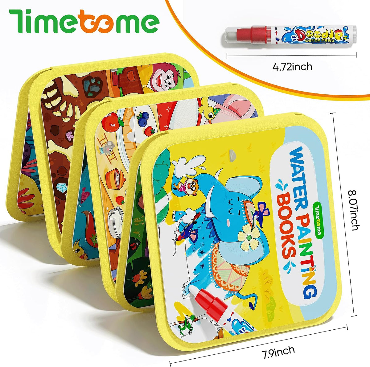 Timetome Water Painting Books for Toddlers 1-3 - image 2