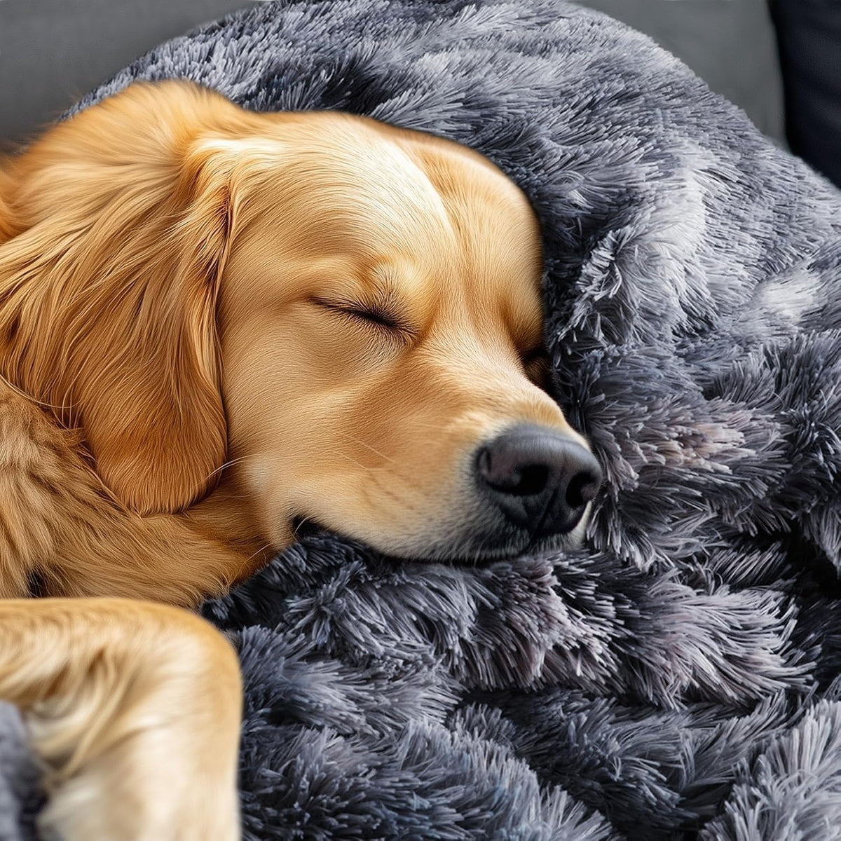 Luciphia Calming Waterproof Dog Blanket - Tie-dye Grey / 60"x80" - image 3
