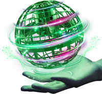 Ciniffo 2026 Upgraded Flying Orb Ball Toy with Dazzling Lights - Green