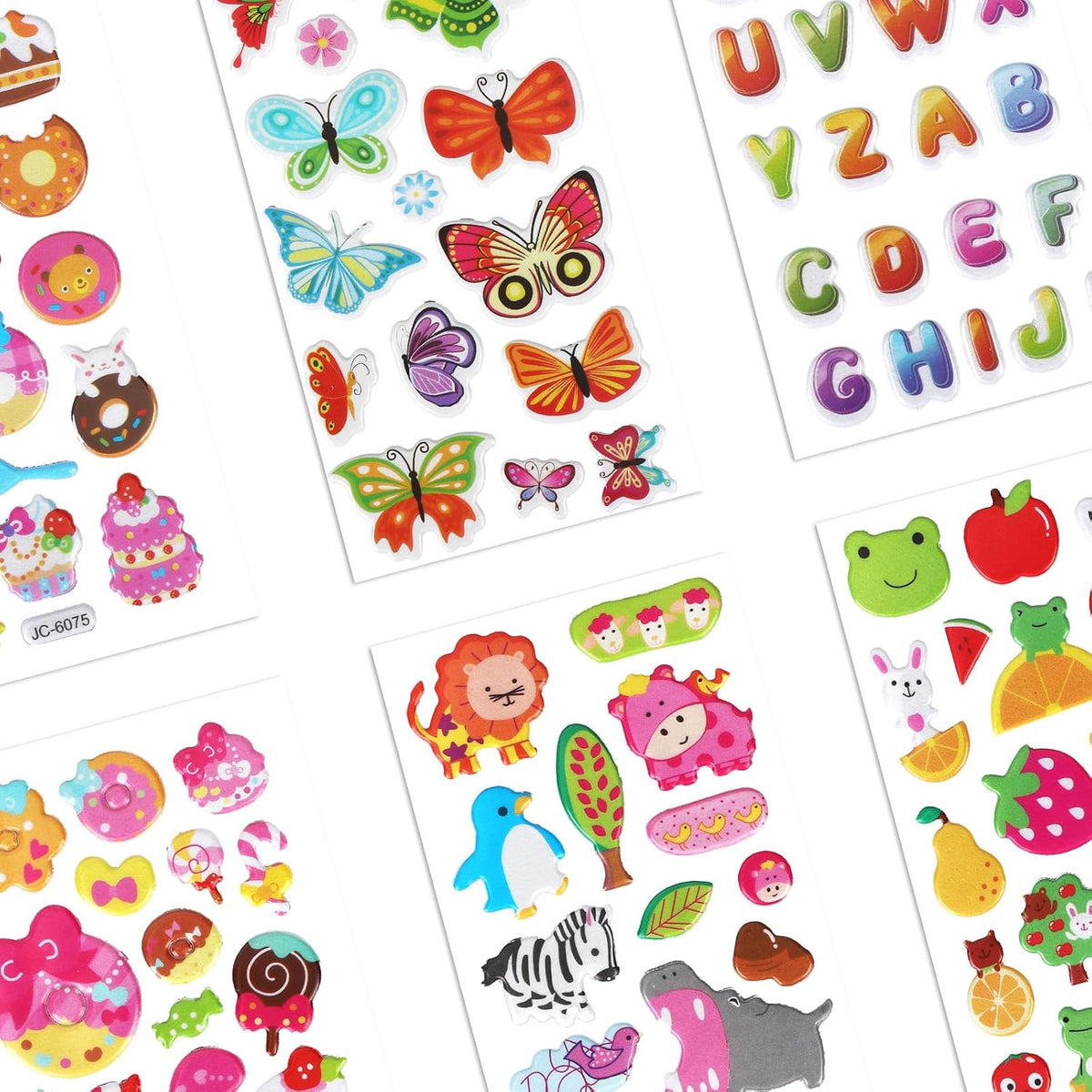Puffy 3D Sticker for Kid & Toddler 500+ Variety Pack Cute Scrapbook - Basic Style 3 - image 3