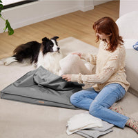 LE SURE Waterproof Dog Bed Cover Replacement - X-Large / Grey-Water resistant / Cotton - image 2