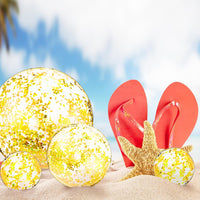 Sratte clear inflatable beach balls in 24, 16 and 5 inch sizes - view 21
