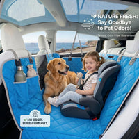 56"Wx60"L Dog Car Seat Cover for SUV & Truck - Standard / BLUE - image 3