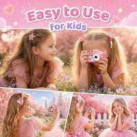 Desuccus Kids Camera for Ages 3-12 - Pink - image 3