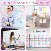 Tellegloww 1-31 magnetic calendar numbers in dark rainbow glass - view 34
