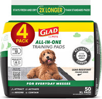 Glad for Pets, Activated Carbon Disposable, Dog Pee Pads - X-Large / 200.0