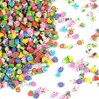 300 Pieces Mini Animal Fruit Erasers for Kids Bulk - 300 PCS - image 2