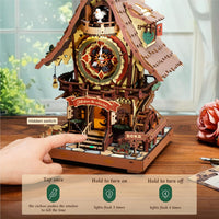 ROKR 3D Wooden Puzzles for Adults, Cuckoo Clock Model Kit - image 4