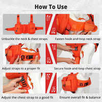 Himal Outdoors Dog Backpack & Saddle Bag - Orange - image 4